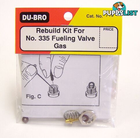 DUBRO 719 REBUILD KIT #335 FUEL VALVE GAS (1 PC PER PACK) DB719 - DUBRO