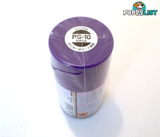 PS-10   TAMIYA POLYCARBONATE SPRAY PAINT PURPLE - TAMIYA PAINTS &amp; Accessories