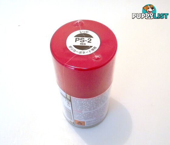 PS-2 TAMIYA POLYCARBONATE SPRAY PAINT RED - TAMIYA PAINTS &amp; Accessories