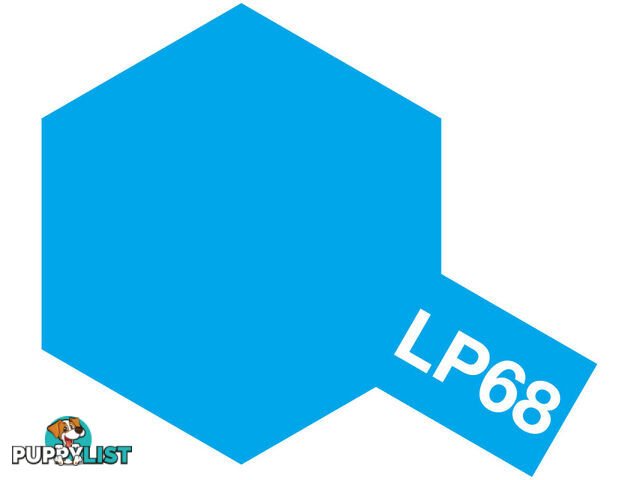 LP-68 TAMIYA LACQUER PAINT CLEAR BLUE 10ml - TAMIYA PAINTS &amp; Accessories