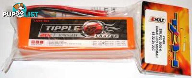 LOONG-MAX TIPPLE LIPO 3000MAH 6S 22.2V 20C