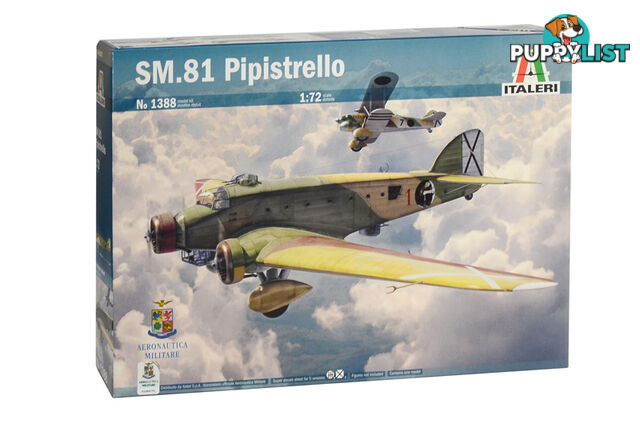 ITALERI SM.81 PIPISTRELLO 1/72 (1388) PLASTIC MODEL KIT - ITALERI