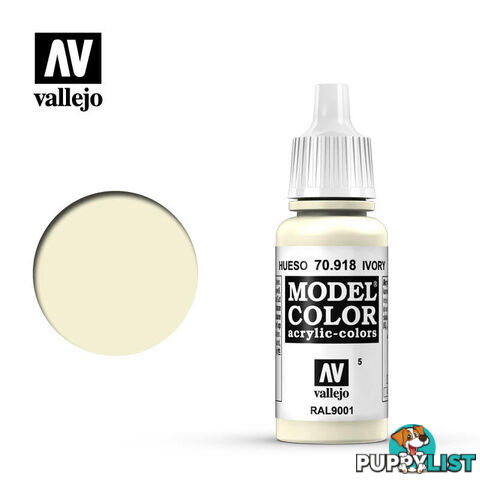 VALLEJO MODEL COLOR IVORY 17ML AV70918 - VALLEJO