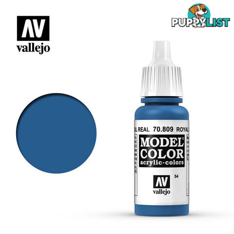 VALLEJO MODEL COLOR ROYAL BLUE 17ML AV70809 - VALLEJO