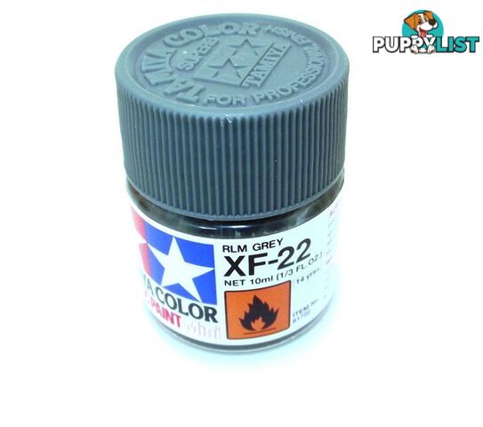 XF-22   TAMIYA ACRYLIC PAINT FLAT RLM GREY - TAMIYA PAINTS &amp; Accessories