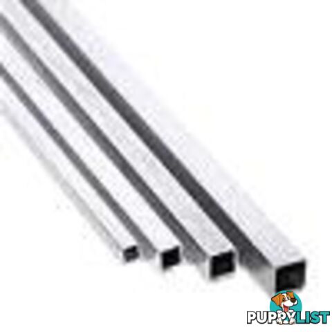 K&S METAL #83012 ALUMINIUM SQUARE TUBE .014 WALL (12IN LENGTHS) 5/32IN(1 TUBE PER CARD) - K &amp; S METALS