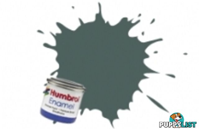 75   HUMBROL ENAMEL PAINT BRONZE GREEN MATT - HUMBROL