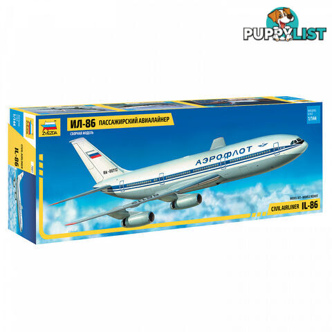 ZVEZDA 1/144  ILYUSHIN IL-86 ZV7001 PLASTIC MODEL KIT - ZVEZDA