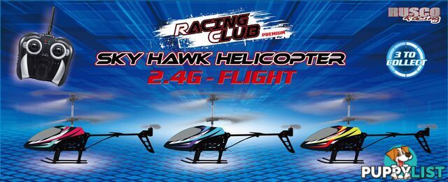 RUSCO RACING RC SKY HAWK RACING  HELICOPTER NK3 - RUSCO RACING