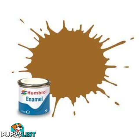 234   HUMBROL ENAMEL PAINT DARK FLESH MATT - HUMBROL