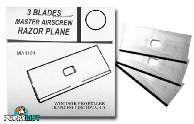 MASTER AIRSCREW RAZOR PLANER BLADES 3PCS MA4101 - MASTER AIRSCREW