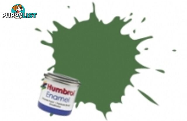 88   HUMBROL ENAMEL PAINT DECK GREEN MATT - HUMBROL