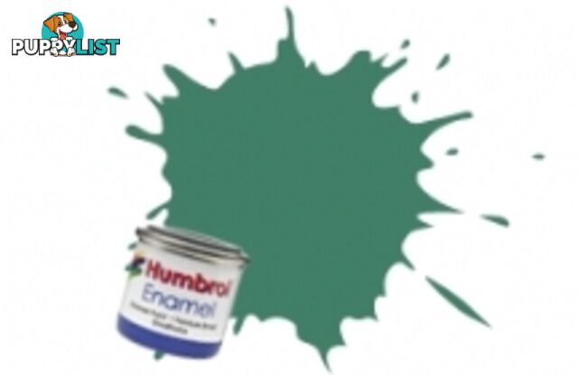 101   HUMBROL ENAMEL PAINT MEDIUM GREEN MATT - HUMBROL