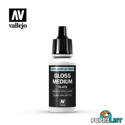 VALLEJO GLOSS MEDIUM 17ML AV70470 - VALLEJO