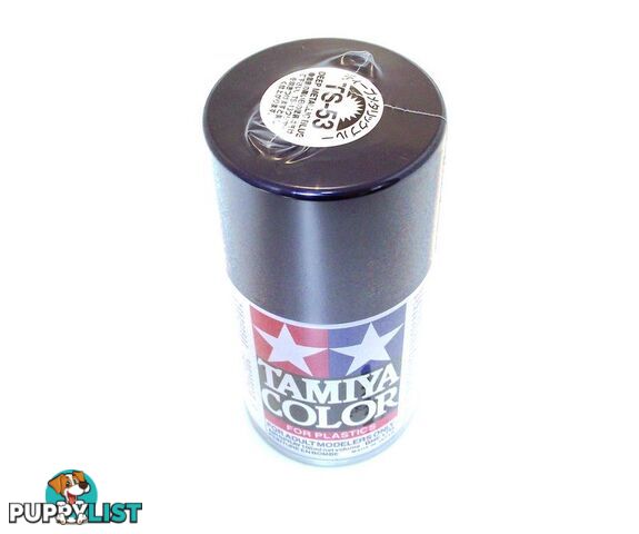 TS-53   TAMIYA ACRYLIC SPRAY PAINT  DEEP METALLIC BLU - TAMIYA PAINTS &amp; Accessories