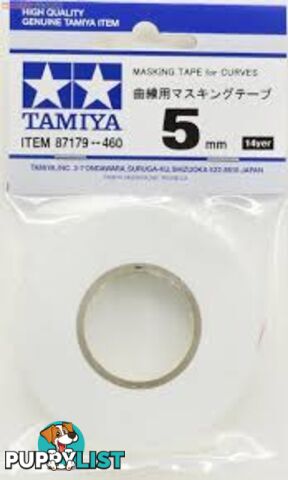 TAMIYA 5MM CURVES MASKING TAPE 87179 - Tamiya Craft Tools