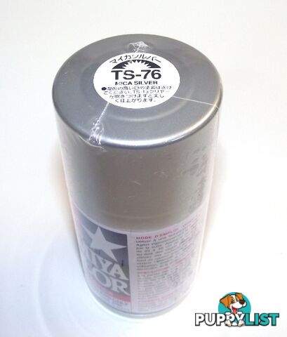 TS-76   TAMIYA ACRYLIC SPRAY PAINT  MICA SILVER - TAMIYA PAINTS &amp; Accessories