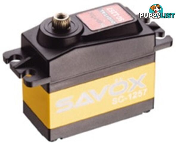 SAVOX SC1257TG SUPER SPEED TITANIUM GEAR SERVO 9.99KG 0.07SEC - SAVOX