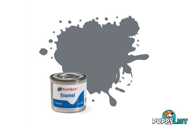 164   HUMBROL ENAMEL PAINT SEA GREY SATIN - HUMBROL