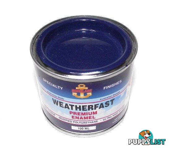 NORGLASS ULTRA HIGH GLOSS ENAMEL WEATHERFAST ADMIRALTY BLUE PREMIUM MARINE 100ML - NORGLASS