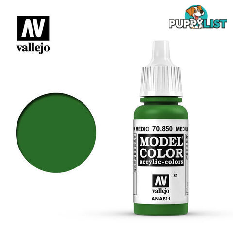 VALLEJO MODEL COLOR MEDIUM OLIVE 17ML AV70850 - VALLEJO