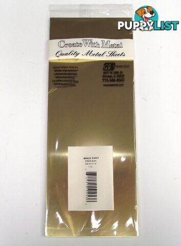 K&S METAL #253 BRASS SHEET .032 4X10' 1PC - K &amp; S METALS