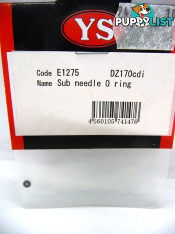 E1275 YS ENGINE PART SUB NEEDLE O RING DZ170CDI - Does not apply