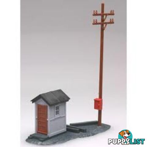 ATLAS HO TELEPHONE SHANTY & POLE KIT AIATL0705 TRAIN ACCESSORIES - ATLAS