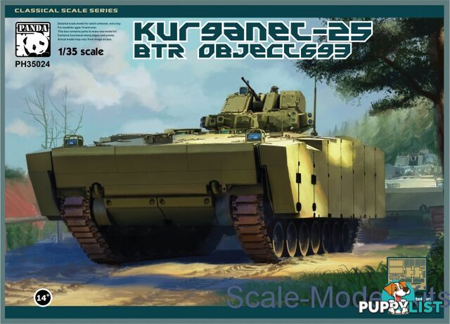 PANDA 1/35 BTR Kurganet-25 (Object 693) 35024 Plastic Model Kit - PANDA