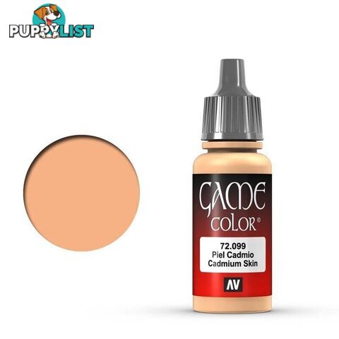 VALLEJO GAME 72099 Color Cadmium Skin 17ml Acrylic Paint