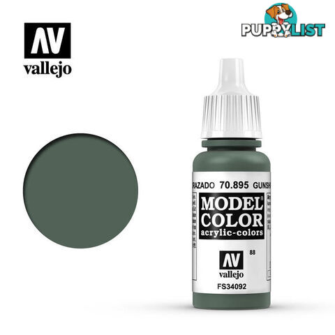 VALLEJO MODEL COLOR GUNSHIP GREEN 17ML AV70895 - VALLEJO