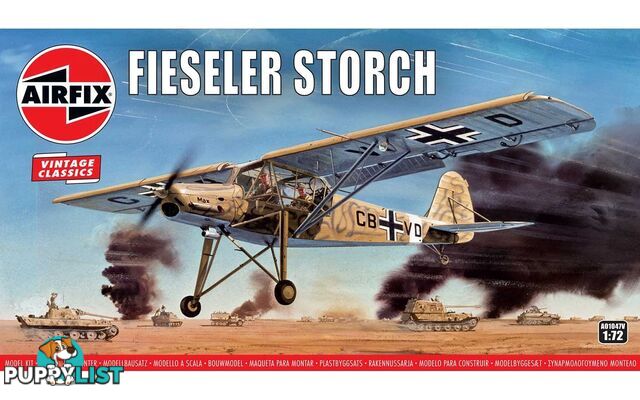 AIRFIX  Fiesler Storch 1/72  A01047V Plastic Model Kit - AIRFIX