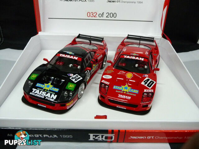 Revoslot 1:32 RS0099 Ferrari F40 TEAM TAISAN Twin Pack No34 No.40 Scalex/Carr - REVOSLOT - Does not apply