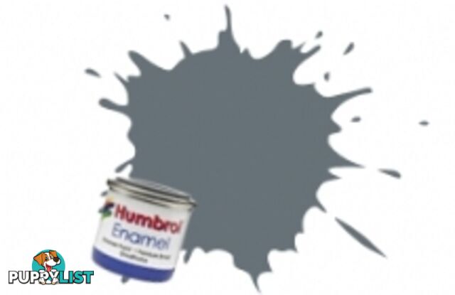 123   HUMBROL ENAMEL PAINT DARK SEA GREY SATIN - HUMBROL