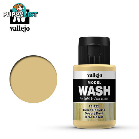 VALLEJO MODEL WASH DESERT DUST 76522 35ml - VALLEJO