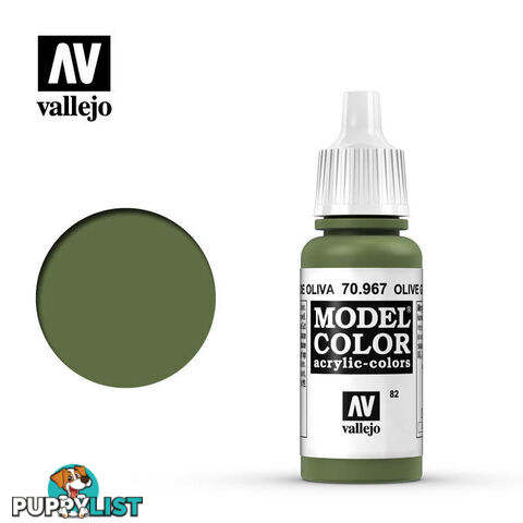 VALLEJO MODEL COLOR OLIVE GREEN 17ML AV70967 - VALLEJO