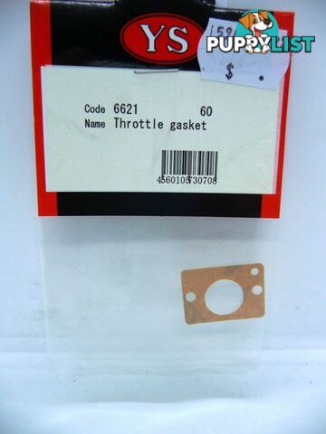 6621 YS ENGINE PART THROTTLE GASKET 60FS - Does not apply