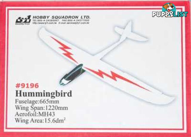 HUMMINGBIRD Electric Composite Glider 1.22M TY1