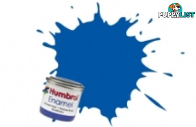 222   HUMBROL ENAMEL PAINT MOONLIGHT BLUE METAL - HUMBROL