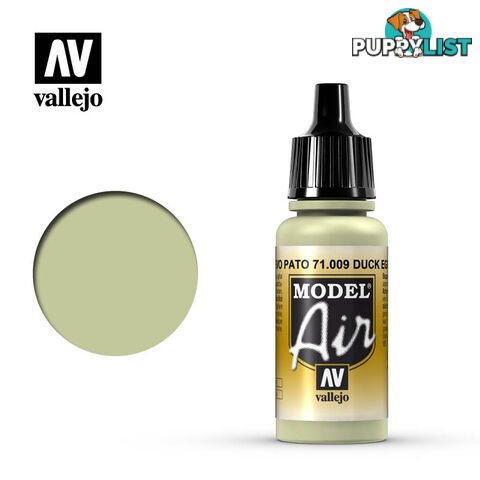 VALLEJO MODEL AIR ACRYLIC PAINT DUCK EGG GREEN 71009 - VALLEJO