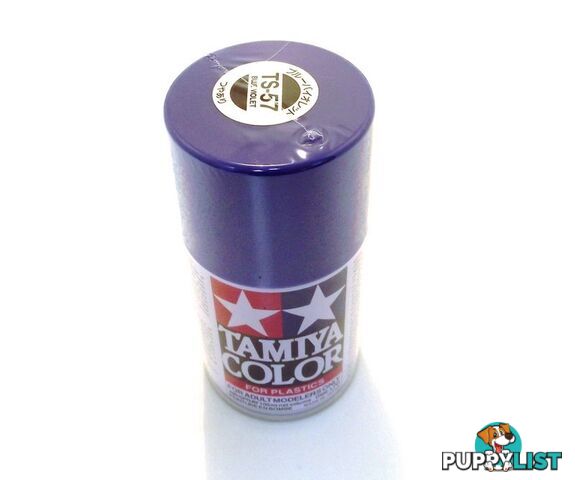 TS-57   TAMIYA ACRYLIC SPRAY PAINT  BLUE VIOLET - TAMIYA PAINTS &amp; Accessories