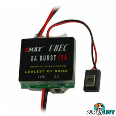 UBEC 8 AMP REGULATOR 2/3S LIPO IN 6V OUT