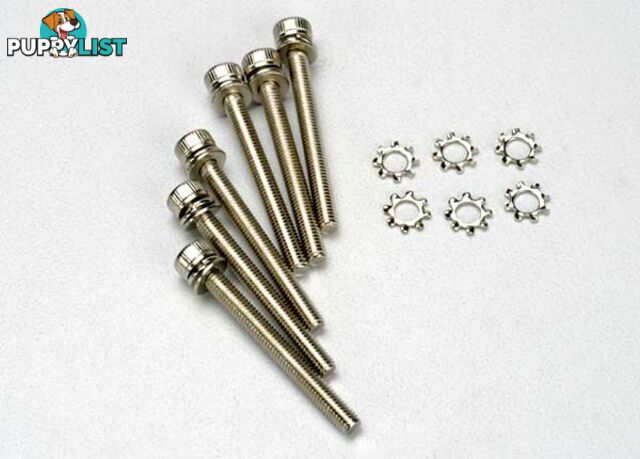 3963 (PART) TRAXXAS SCREWS 3X28MM CAP HEAD - TRAXXAS PARTS