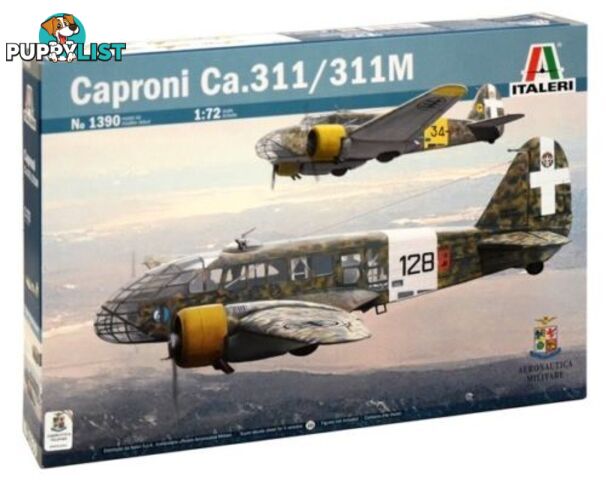 ITALERI1 I /72 CAPRON CA.311(1390) PLASTIC MODEL KIT - ITALERI