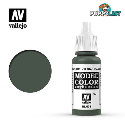 VALLEJO MODEL COLOR DARK BLUE GREY 17ML AV70867 - VALLEJO