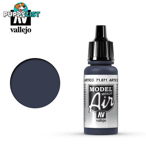 VALLEJO MODEL AIR ACRYLIC PAINT ARTIC BLUE 71071 - VALLEJO