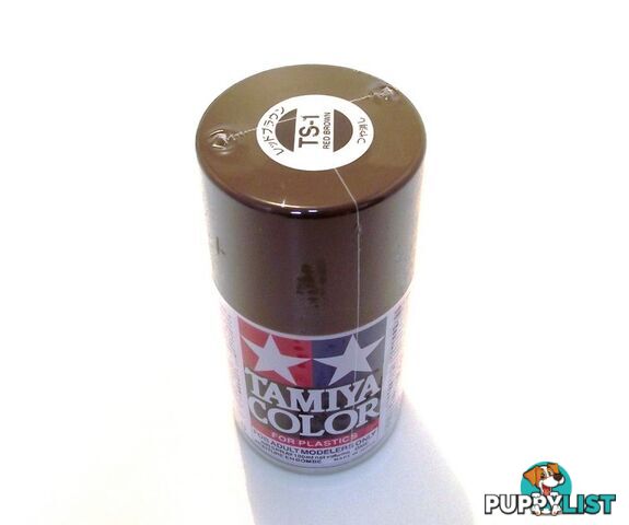 TS-1   TAMIYA ACRYLIC SPRAY PAINT  RED BROWN - TAMIYA PAINTS &amp; Accessories