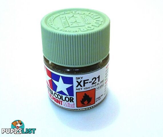 XF-21   TAMIYA ACRYLIC PAINT FLAT SKY - TAMIYA PAINTS &amp; Accessories