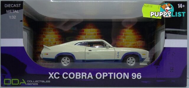 DDA Collectibles 1:32 Scale Opt 96 XC Cobra Ford Falcon White Blue DieCast - Does not apply