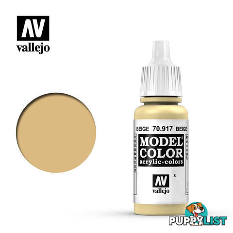 VALLEJO MODEL COLOR BEIGE 17ML AV70917 - VALLEJO